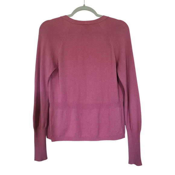 Max Mara Filato- Knitting Yarn Wool Blend Sweater Cardigan Size Small - Picture 6 of 8